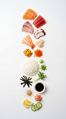 JPG 편집이미지 재료 새우 어류 초밥 생선회 회 쌀 김 고추냉이 해산물 문어 연어 장아찌 카이센동 편집실사 AI포토 AI콘텐츠 음식 곡류 연체동물 갑각류 수중동물 양념 해조류 CG 덮밥 일본음식 파일형식