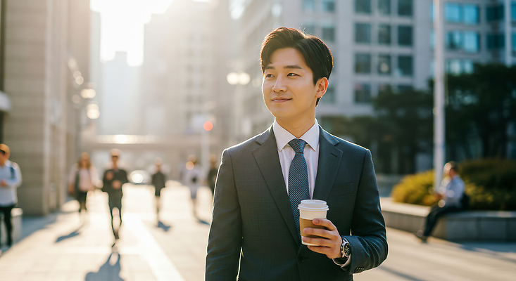 JPG 편집이미지 옷 남자 커피 회사 비즈니스 거리 여러명 일상 사무실 햇빛 걷기 산책 도시 외출 오후 의료성형뷰티 편집실사 AI인물포토 AI콘텐츠 음료 다수 모션 휴식 사람 라이프 태양 CG 파일형식 AI포토