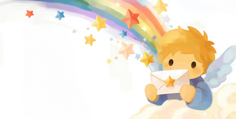 JPG 행복 감정 별 어린이 예술 컬러 무지개 일러스트 상상 하늘 동화 천사 공간 꿈 표현 편지 그림 창의력 환상 국내일러스트 AI일러스트 AI콘텐츠 자연요소 컨셉 사람 파일형식