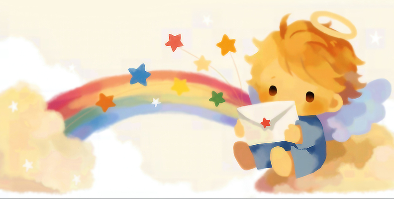 JPG 캐릭터 행복 감정 별 컬러 무지개 일러스트 상상 하늘 천사 소년 햇빛 귀여움 꿈 아기 편지 우편물 그림 클라우드서비스 환상 국내일러스트 AI일러스트 AI콘텐츠 자연요소 남자 어린이 컨셉 사람 태양 서비스 파일형식