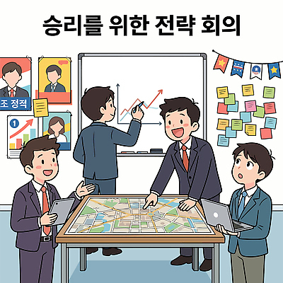 지도 일러스트 회의 그래프 협력 아이디어 여러명 노트북 태블릿 사무실 자료 정보 우승 목표 계획 토론 분석 화이트보드 전략 지방선거 국내일러스트 AI파일 다수 컨셉 비즈니스 사람 전자제품 스마트기기 최고 선거 파일형식 벡터