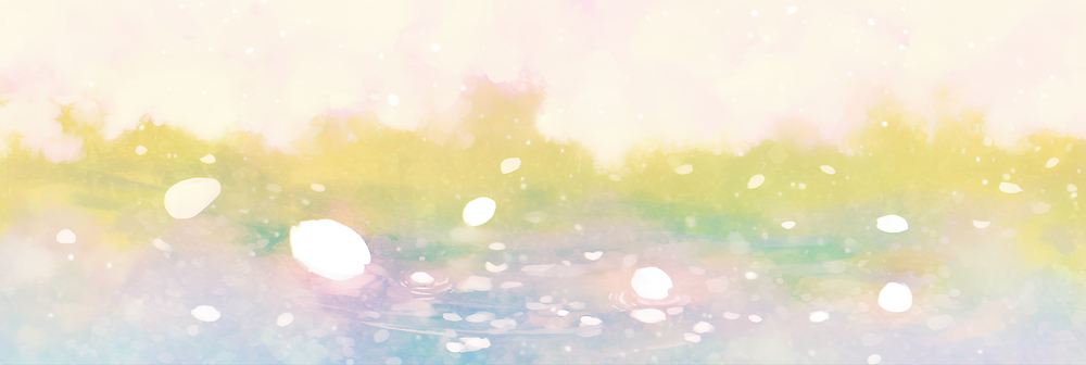 JPG 나무 꽃잎 여유 컬러 일러스트 자연 하늘 수채화 풍경 일상 물 벚꽃 수면 분위기 편안함 부드러움 뷰티풀 풍경화 흩어짐 국내일러스트 AI일러스트 AI콘텐츠 자연요소 식물 꽃 감정 컨셉 라이프 감각 그림 생태계 파일형식