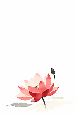 JPG 식물 꽃잎 꽃 예술 분홍색 백그라운드 잎 일러스트 자연 연꽃 미술 빨간색 물 정원 수중 수중식물 수조 연습 뷰티풀 수경재배 국내일러스트 AI일러스트 AI콘텐츠 자연요소 컬러 문화예술 생태계 파일형식