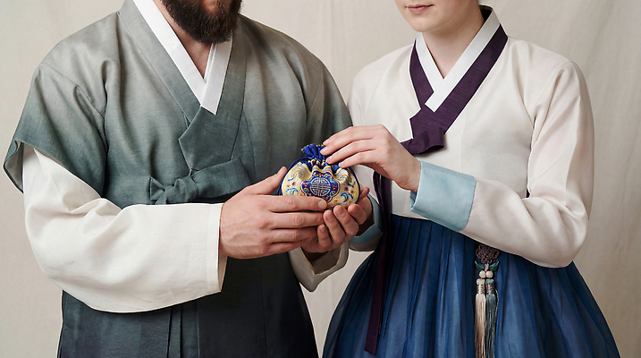 JPG 편집이미지 전통 손 옷 여자 남자 문화 컬러 봉투 한국 이벤트 장식 체험 한복 교류 의료성형뷰티 편집실사 AI인물포토 AI콘텐츠 한국전통 아시아 컨셉 사람 신체부위 전통의상 CG 파일형식 AI포토