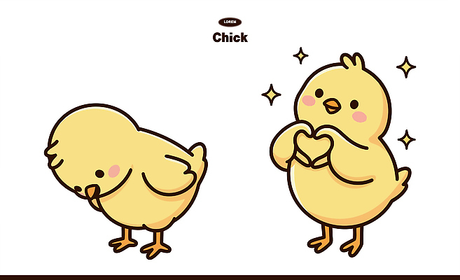 동물 감정 일러스트 가족 모션 놀이 표정 병아리 사랑 웃음 친구 노란색 귀여움 하트 즐거움 소통 일러캐릭터 AI파일 모양 캐릭터 컬러 컨셉 관계 조류 파일형식 벡터