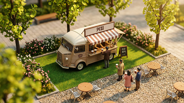 JPG 나무 편집이미지 공원 커피 음료 음식 탁자 날씨 풍경 여러명 야외 트럭 구매 시민 오후 이미지편집 AI컴퓨터그래픽 AI콘텐츠 식물 공공시설 가구 다수 자동차 사람 쇼핑 국민 파일형식