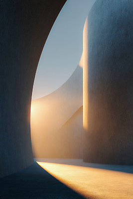 주간 편집이미지 건축 야간 파일형식 AI콘텐츠 구조물 벽 빛 길 아침 저녁 그림자 질감 풍경 하늘 공간 디자인 이미지편집 JPG 고요 AI컴퓨터그래픽