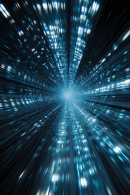 JPG 편집이미지 추상 미래 기술 빛 우주 디지털 자료 공간 흐름 점 터널 속도 전자 왜곡 이미지편집 AI컴퓨터그래픽 AI콘텐츠 길 컨셉 무늬 파일형식