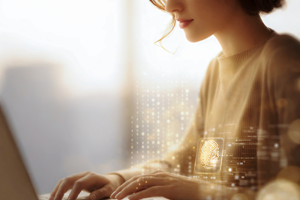 JPG 편집이미지 손 여자 기술 컴퓨터 사무실 환경 디지털 스크린 자료 키보드 작업 소프트웨어 입력 지문 의료성형뷰티 AI인물포토 AI콘텐츠 비즈니스 사람 신체부위 전자제품 파일형식 AI포토