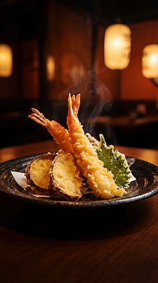 JPG 편집이미지 접시 한식 새우 감자 요리 식당 식사 튀김 저녁 김 해산물 외식 바삭바삭 편집실사 AI포토 AI콘텐츠 식기 음식 컨셉 채소 갑각류 상점 해조류 야간 CG 파일형식