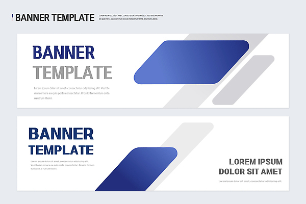 템플릿 문자 디자인 배너 배너템플릿 가로배너 그래픽 파란색 세트 회색 알림 구성 마케팅 워크숍 AI파일 컬러 비즈니스 가로 파일형식 벡터