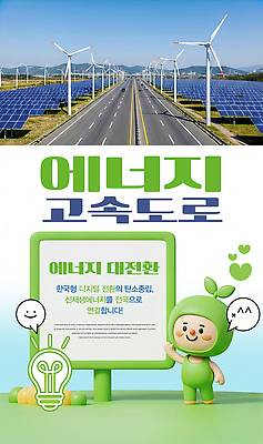 PSD 편집이미지 한국 기술 환경 발전소 에너지 고속도로 발전 풍력에너지 전기에너지 태양에너지 기후변화 전환 정책 이미지편집 아시아 도로 컨셉 날씨 변화 그린에너지 파일형식
