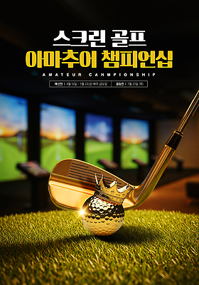 PSD 편집이미지 스포츠 골프 골프장 골프공 실내 운동 스크린 경쟁 골프채 집중 대회 아마추어 이미지편집 컨셉 공 스포츠시설 골프용품 건강 내부 구기 파일형식