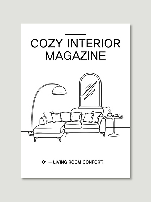 디자인 쿠션 거실 일러스트 창문 탁자 휴식 조명 생활 장식 인테리어 소파 독서 잡지 편안함 배열 그림 스타일 안락 국내일러스트 AI파일 가구 컨셉 의자 간행물 감각 파일형식 벡터