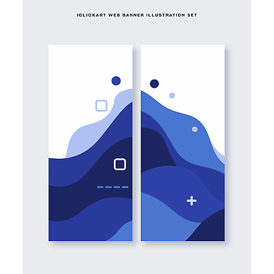모양 템플릿 디자인 배너 배너템플릿 세로배너 물결 상징 컬러 패턴 그래픽 파란색 웹 모던 조합 배너세트 미니멀 AI파일 무늬 인터넷 세로 세트 파일형식 벡터