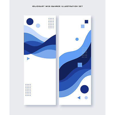 도형 템플릿 디자인 배너 배너템플릿 세로배너 물결 선 백그라운드 그래픽 파란색 사각형 원형 기하학 웹디자인 배너세트 AI파일 컬러 무늬 세로 세트 파일형식 벡터