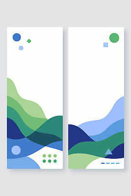모양 도형 템플릿 디자인 배너템플릿 세로배너 선 컬러 백그라운드 패턴 곡선 추상 미술 그래픽 초록색 파란색 사각형 원형 그림 조화 배너세트 AI파일 배너 무늬 문화예술 세로 세트 파일형식 벡터