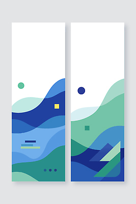 모양 템플릿 디자인 배너템플릿 세로배너 물결 선 컬러 백그라운드 패턴 그래픽 세로 초록색 파란색 사각형 점 감각 모던 단순화된 배너세트 AI파일 도형 배너 무늬 세트 파일형식 벡터