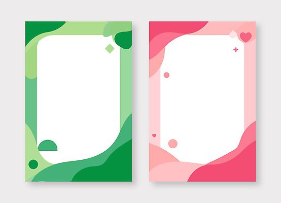 템플릿 음식 컬러 무늬 라이프 파일형식 벡터 디자인 초록색 분홍색 백그라운드 패턴 서양음식 일상 그래픽 예술 모양 나란히 이미지템플릿 AI파일 카드