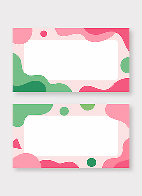 도형 템플릿 컬러 무늬 오브젝트 파일형식 벡터 백그라운드 분홍색 초록색 디자인 나란히 꾸미기 그래픽 문구용품 사각형 패턴 이미지템플릿 AI파일 카드