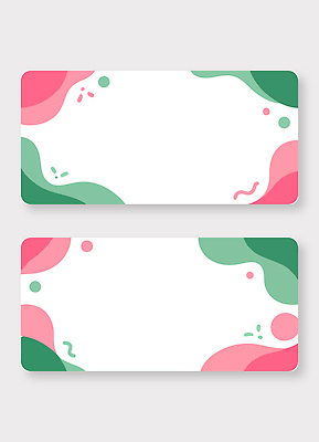 모델 템플릿 디자인 분홍색 컬러 백그라운드 곡선 그래픽 초록색 상자 카드 문서 기획 창작 스타일 비어있는 이미지템플릿 AI파일 선 파일형식 벡터