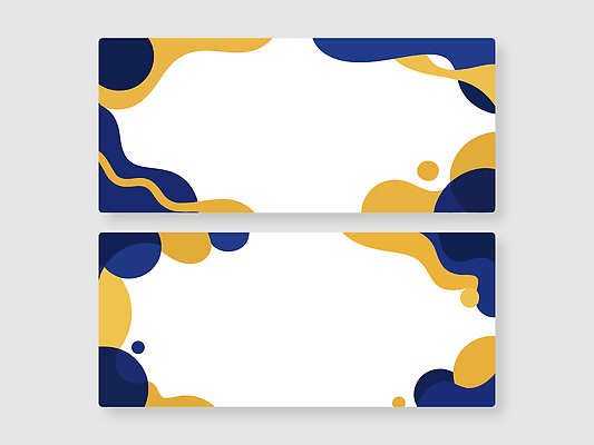 템플릿 디자인 예술 컬러 백그라운드 패턴 곡선 카드템플릿 그래픽 장식 파란색 세트 노란색 원형 단순화된 반복 이미지템플릿 AI파일 도형 선 무늬 카드 파일형식 벡터