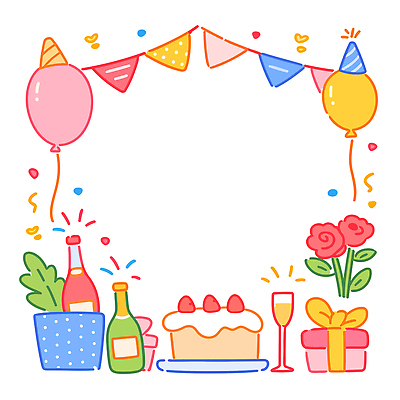 식물 기념일 감정 컨셉 디저트 카드_감사 이벤트 파티 이벤트용품 잔치 파일형식 벡터 생일 장식 풍선 케이크 꽃 음료 선물 축하 컬러 즐거움 연회 초대장 축제 놀이 디자인 파티용품 국내일러스트 일러스트 AI파일 프레임