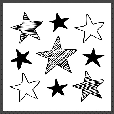 자연요소 컬러 무늬 파일형식 벡터 별 디자인 흰색 백그라운드 검은색 줄무늬 배열 그림 모양 예술 단순화된 칠판 작업 스타일 장식 창의성 도안 그래픽 패턴 국내일러스트 일러스트 AI파일 낙서