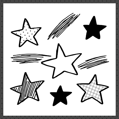 모양 디자인 별 예술 선 패턴 일러스트 흑백 그래픽 장식 낙서 직선 그림 구도 창의성 스타일 국내일러스트 AI파일 자연요소 무늬 촬영기법 파일형식 벡터