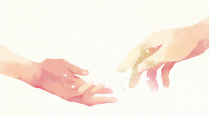 JPG 손 감정 예술 상징 나비 일러스트 따뜻함 사람 그래픽 빛 만남 하트 마음 표현 연결 그림 소통 상호작용 국내일러스트 AI일러스트 AI콘텐츠 모양 곤충 컨셉 신체부위 파일형식