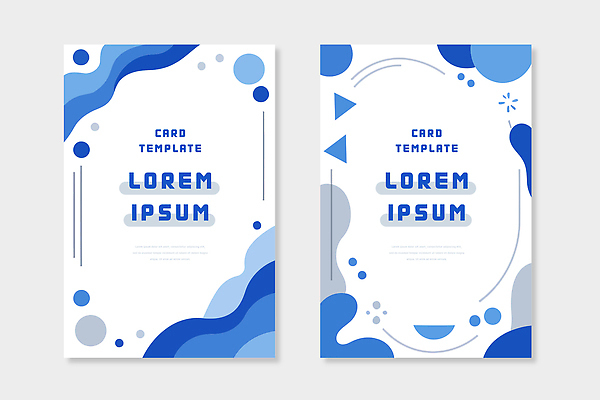 템플릿 컬러 미술 그래픽 카드 파일형식 벡터 디자인 레이아웃 파란색 흰색 모양 선 백그라운드 컴퓨터그래픽 창의력 심플 배열 작품 스타일 AI파일 프레임 세트 카드템플릿 이미지템플릿