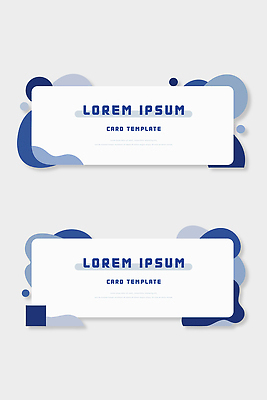 모양 템플릿 디자인 컬러 카드템플릿 프레임 그래픽 파란색 세트 자료 웹 도구 작업 선택 배열 레이아웃 예시 창의성 표준 프로젝트 사용자 이미지템플릿 AI파일 컨셉 인터넷 카드 파일형식 벡터