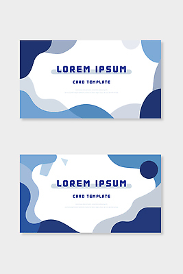 모양 템플릿 디자인 컬러 백그라운드 카드템플릿 시안 프레임 그래픽 파란색 세트 모형 디지털 흰색 인쇄 모던 그림 문서 구성 표준 이미지템플릿 AI파일 카드 파일형식 벡터