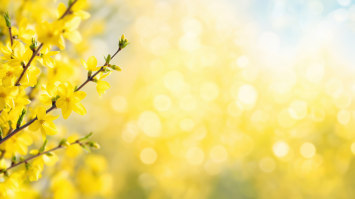 JPG 나무 식물 편집이미지 꽃 백그라운드 자연 생명 빛 햇빛 노란색 봄 개나리 뷰티풀 편집실사 AI컴퓨터그래픽 AI콘텐츠 계절 컬러 태양 CG 생태계 파일형식