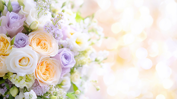 JPG 편집이미지 꽃 꽃다발 부케 백그라운드 자연 결혼식 이벤트 장식 장미 노란색 봄 축하 꽃집 보케 연보라색 밝은색 뷰티풀 플로리스트 편집실사 AI컴퓨터그래픽 AI콘텐츠 식물 직업 계절 컬러 결혼 컨셉 상점 보라색 CG 생태계 파일형식