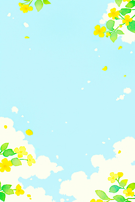 JPG 식물 계절 꽃 컬러 백그라운드 잎 일러스트 자연 하늘 밝음 풍경 일상 초록색 여름 노란색 봄 시원함 그림 밝은색 뷰티풀 카피스페이스 국내일러스트 AI일러스트 AI콘텐츠 라이프 공백 생태계 파일형식