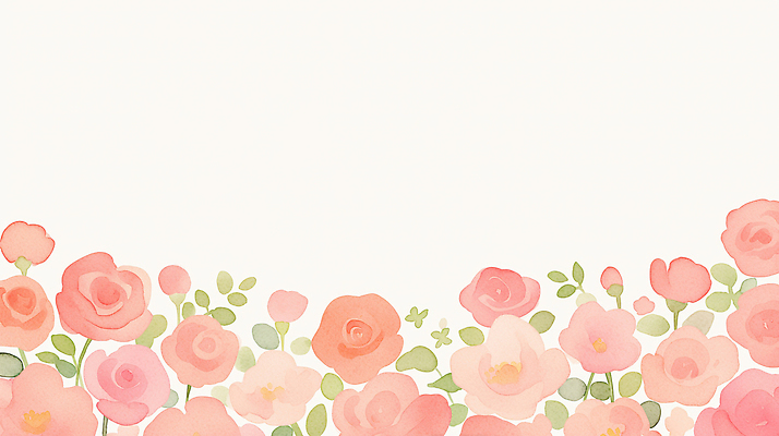 JPG 모양 디자인 꽃 감정 예술 분홍색 컬러 백그라운드 잎 패턴 일러스트 자연 색연필 수채화 장식 장미 봄 그림 심플 부드러움 조화 뷰티풀 국내일러스트 AI일러스트 AI콘텐츠 식물 계절 무늬 학용품 감각 생태계 파일형식