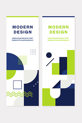 도형 템플릿 디자인 배너 배너템플릿 세로배너 컬러 패턴 그래픽 모던 그림 구성 스타일 벡터 배너세트 AI파일 무늬 세로 세트 파일형식