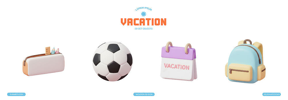 PSD 편집이미지 어린이 배낭 축구공 모션 놀이 방학 여름방학 여름 파티 과자 축하 생일 계획 필통 아이템 준비물 편집3D 계절 기념일 컨셉 가방 공 축구용품 휴가 학용품 디저트 사람 이벤트 3D 파일형식 여름_계절