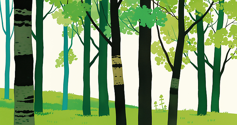 JPG 나무 식물 줄기 백그라운드 잎 일러스트 자연 풍경 잔디 야외 초록색 여름 햇빛 평화 고요 봄 껍질 숲 그림 국내일러스트 AI일러스트 AI콘텐츠 계절 컬러 컨셉 태양 생태계 파일형식