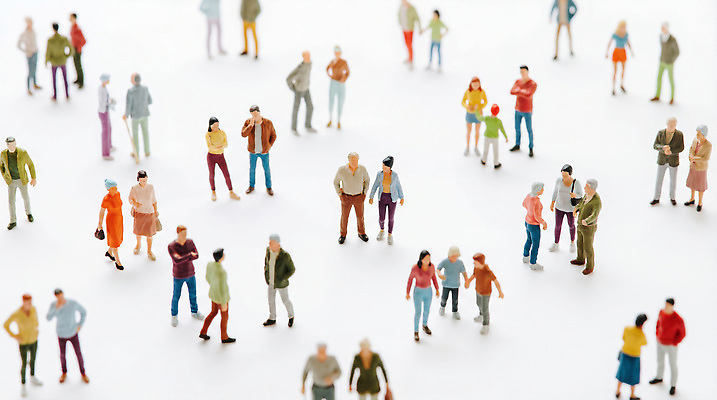 JPG 편집이미지 인형 포즈 백그라운드 모션 거리 대화 사람 여러명 모형 미니어처 다양 모임 흰색 그룹 편집실사 AI포토 AI콘텐츠 컬러 다수 말하기 CG 파일형식