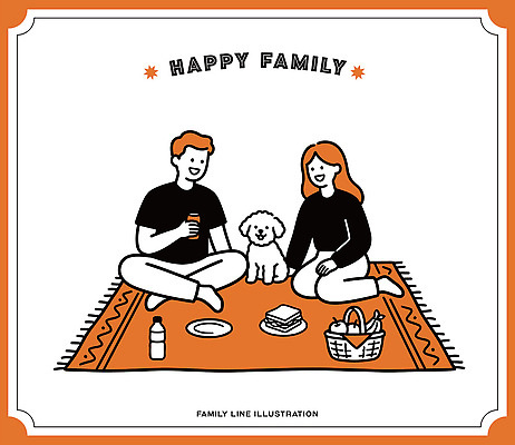 공원 행복 음식 라인일러스트 일러스트 가족 하늘 대화 사랑 웃음 여러명 햇빛 소풍 모임 개 돗자리 나눔 인연 소통 국내일러스트 AI파일 공공시설 감정 다수 컨셉 포유류 관계 표정 말하기 사람 태양 야외활동 파일형식 벡터