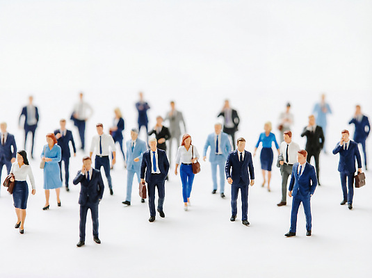 JPG 편집이미지 여자 남자 이동 가방 비즈니스 모션 회의 협력 거리 정장 여러명 사무실 미니어처 도시 작업 직장인 편집실사 AI컴퓨터그래픽 AI콘텐츠 직업 잡화 옷 다수 컨셉 사람 모형 CG 파일형식