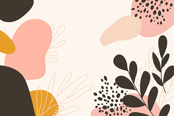 JPG 모양 식물 디자인 예술 선 분홍색 컬러 백그라운드 패턴 일러스트 자연 추상 그래픽 원형 그림 기하학 조화 색채 창의성 필기체 국내일러스트 AI일러스트 AI콘텐츠 도형 문자 무늬 생태계 파일형식