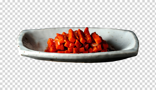 전통 식기 아시아 음식 김치 뿌리채소 양념 맛 파일형식 깍두기 반찬 한식 무 고추장 접시 한국 요리 식사 매움 전통음식 편집이미지 PNG
