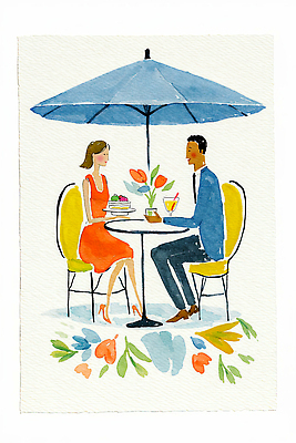 JPG 드레스 여자 남자 음료 과일 일러스트 탁자 대화 앉기 정장 여름 친구 텔레비전 식사 카페 만남 시간 오후 국내일러스트 AI일러스트 AI콘텐츠 옷 계절 가구 컨셉 관계 모션 말하기 사람 전자제품 상점 파일형식