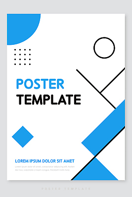 도형 템플릿 디자인 포스터 선 백그라운드 그래픽 파란색 정보 흰색 제조 모던 이미지템플릿 AI파일 컬러 파일형식 벡터