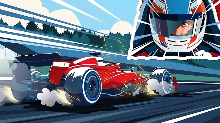 일러스트 자동차 바람 운전 자동차경주 연기 헬멧 경주용자동차 집중 속도 스포츠카 트랙 엔진 국내일러스트 AI파일 자연요소 육상교통 컨셉 모션 날씨 레이싱 보호장비 파일형식 벡터