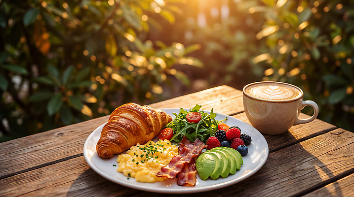 JPG 편집이미지 커피 음식 토마토 과일 자연 탁자 햇빛 계란 샐러드 아침식사 크루아상 블루베리 브런치 산딸기 베이컨 아보카도 편집실사 AI포토 AI콘텐츠 음료 빵 가구 채소 돼지고기 태양 알 식사 CG 생태계 파일형식