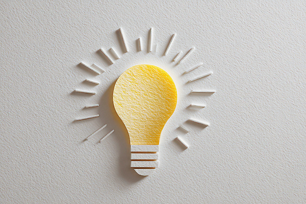 JPG 편집이미지 디자인 종이 상징 컬러 백그라운드 패턴 전구 아이디어 그래픽 빛 연필 노란색 사각형 페이퍼아트 창의성 효과 편집실사 AI컴퓨터그래픽 AI콘텐츠 도형 컨셉 무늬 학용품 필기구 CG 파일형식